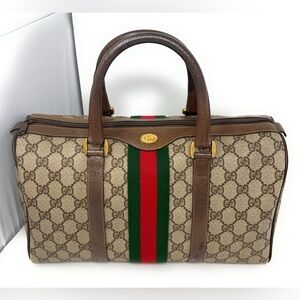 Gucci Boston Satchel handbag. Vintage